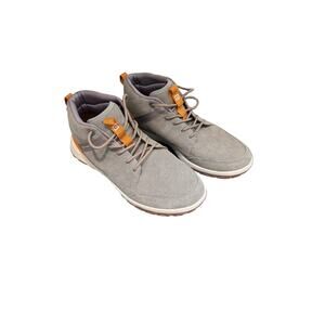 Caterpillar CAT Quest Mid suede Charcoal Gray mens 6 Wmn 9 Shoe Sneakers P724069